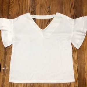 WHITE MODE WOMEN BLOUSE